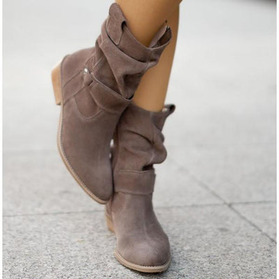 Maryam™| Leather-Style Boots