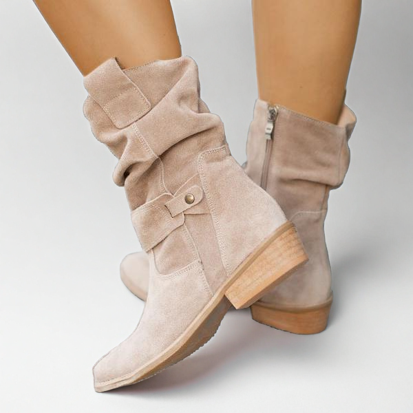 Maryam™| Leather-Style Boots